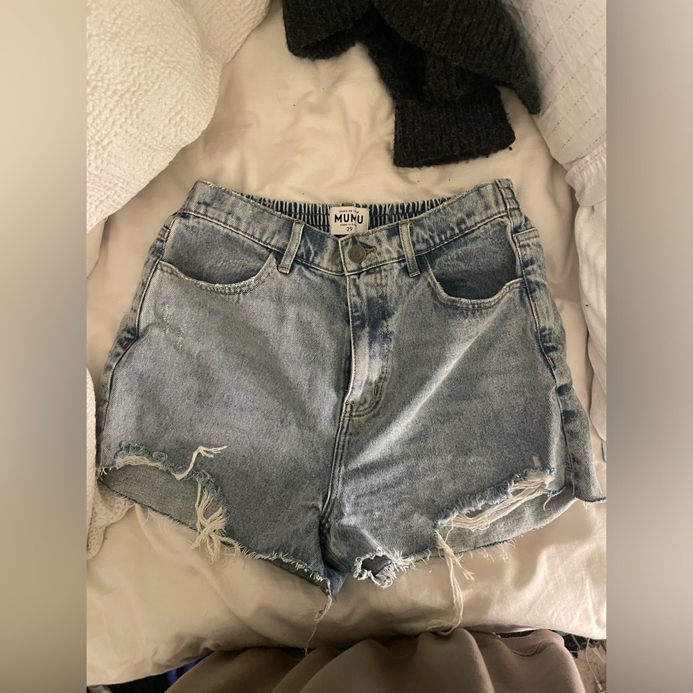 Show Me Your Mumu Denim Shorts